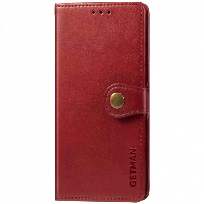 Чехол-книжка GETMAN Gallant for Samsung S21 FE Red
