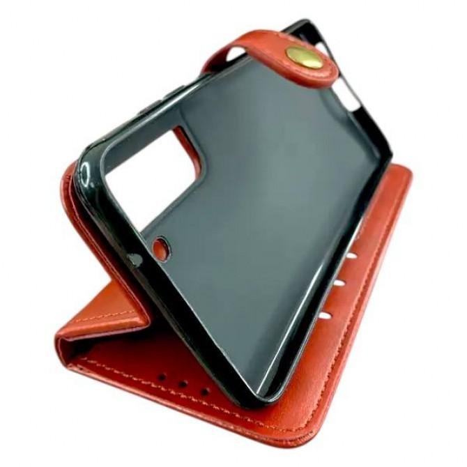 Чехол-книжка GETMAN Gallant for Samsung S21 FE Red-5