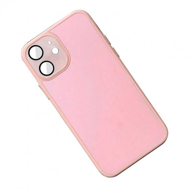 Чехол TPU+Glass Sapphire Midnight для Apple iPhone 12 (6.1") Бежевый-1