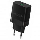 Мережевий зарядний пристрій 1USB WALKER WH-35 QC3.0 2.4A/15W Black