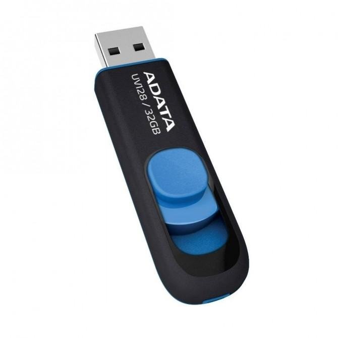 Флеш память ADATA USB 32Gb AUV128 Black/Blue USB 3.2-2
