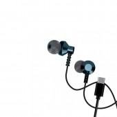 Навушники WALKER H725 with mic Type-C Green/Grey