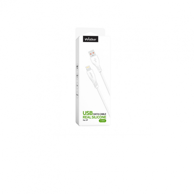 Кабель USB WALKER C585 Lightning White-1