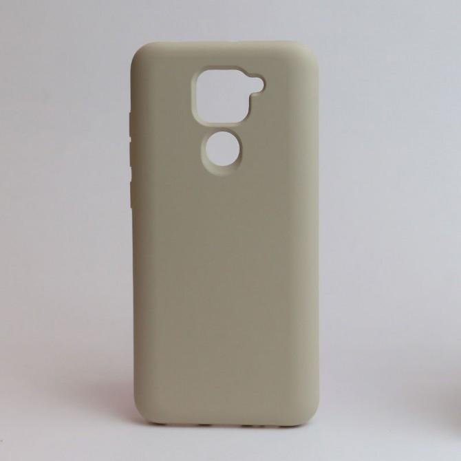 Чехол Original Soft Case Xiaomi Redmi Note 9/Redmi 10X Молочный FULL