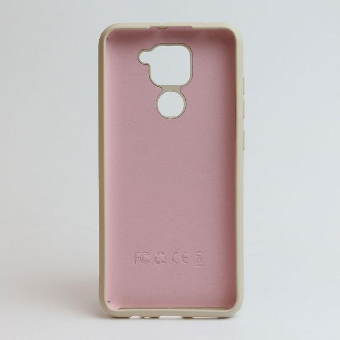 Чехол Original Soft Case Xiaomi Redmi Note 9/Redmi 10X Молочный FULL-1