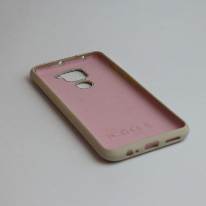 Чехол Original Soft Case Xiaomi Redmi Note 9/Redmi 10X Молочный FULL-3