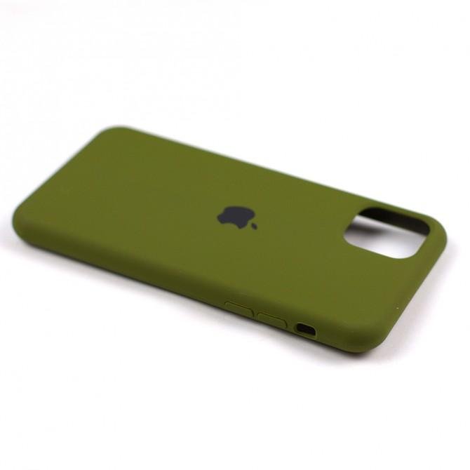 Чохол силiконовий для iPhone 11 Pro Max Хакi-2