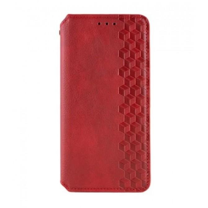 Чехол-книжка GETMAN Cubic for iPhone 12 Pro/ 12 (6.1") Red