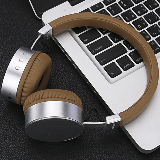 Беспроводные наушники USAMS-LH series Серебро (BHULH02)-3