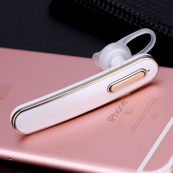 Bluetooth гарнитура Usams USAMS-WT White (BHUWT02)-3