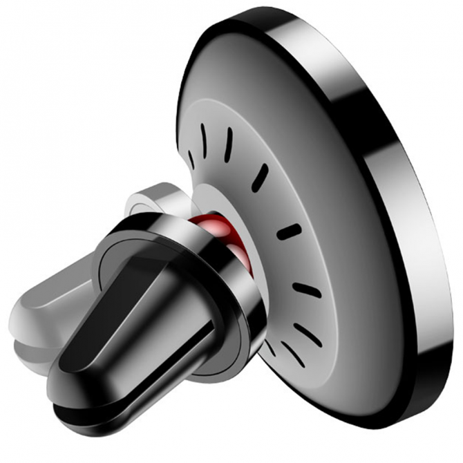 Автодержатель USAMS US-CD44 + Беспроводная зарядка Чёрный-1