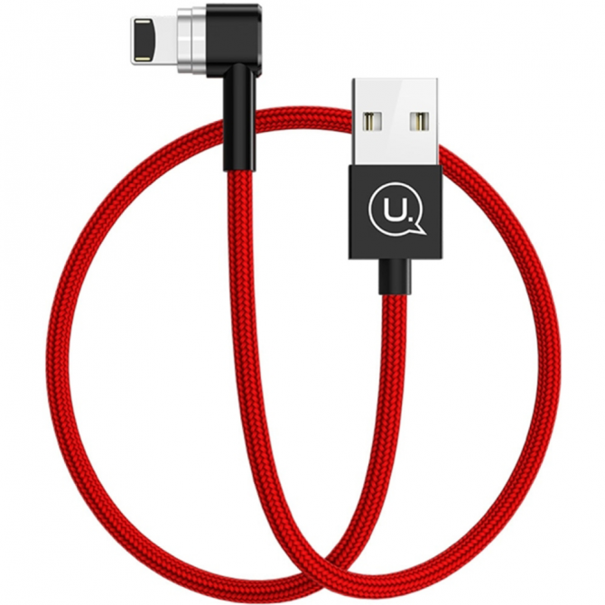 Магнитный кабель Usams U-Boss US-SJ148 Lightning Cable Красный (IPBSUSB01)-2