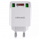 Сетевое зарядное устройство Usams US-CC040 Dual USB Led display White (CC40TC02)