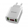 Сетевое зарядное устройство Usams US-CC040 Dual USB Led display White (CC40TC02)