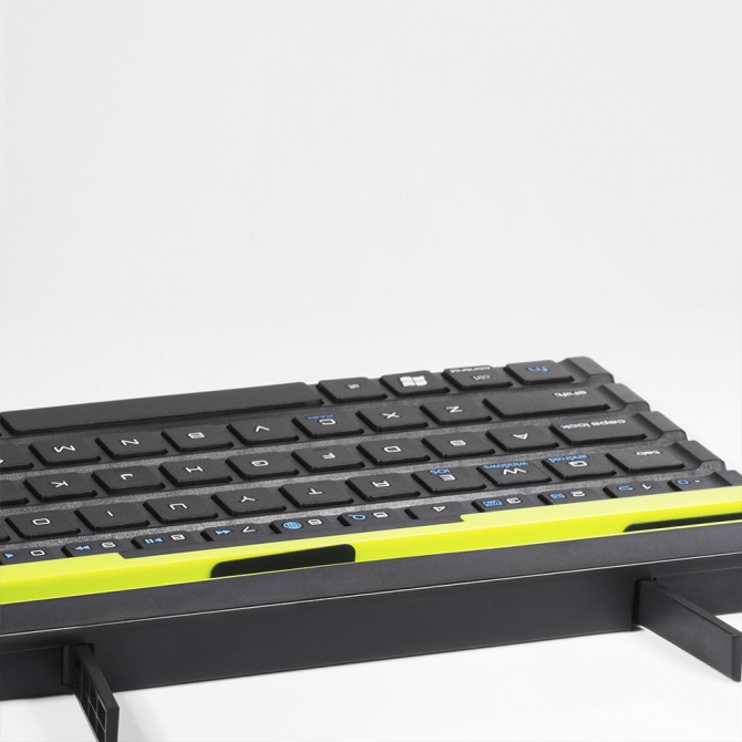 Клавіатура Bluetooth ROCK Rollable R4 Чорний-2