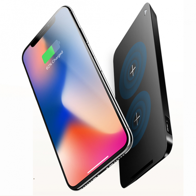 Бездротовий зарядний пристрій ROCK W8 Quick Wireless charger WTS-H005 Чорний