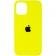 Силіконовий чохол для iPhone 12 /12 Pro Неоново Жовтий