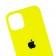 Силіконовий чохол для iPhone 12 /12 Pro Неоново Жовтий
