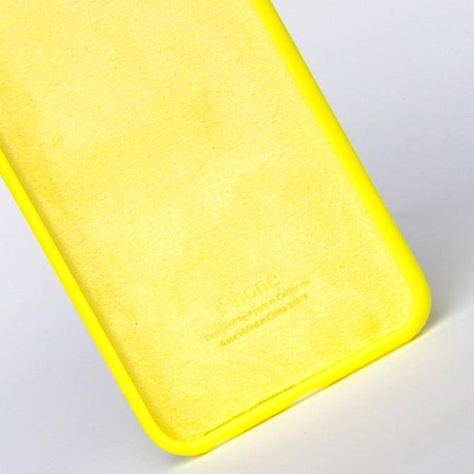 Силіконовий чохол для iPhone 12 /12 Pro Неоново Жовтий-2