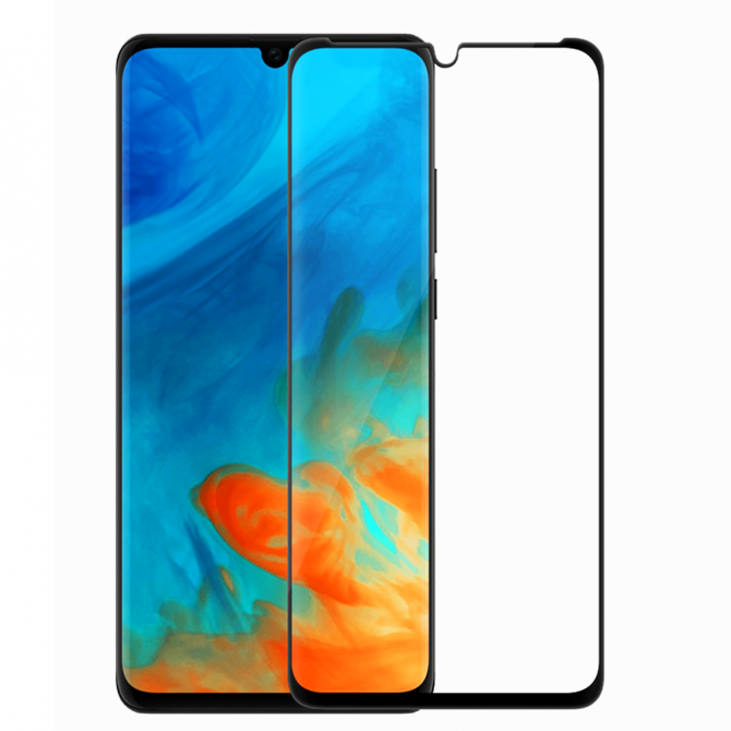 Защитное стекло для HUAWEI P30 (0.3 мм, 2.5D, с чёрным Silk Screen покрытием)