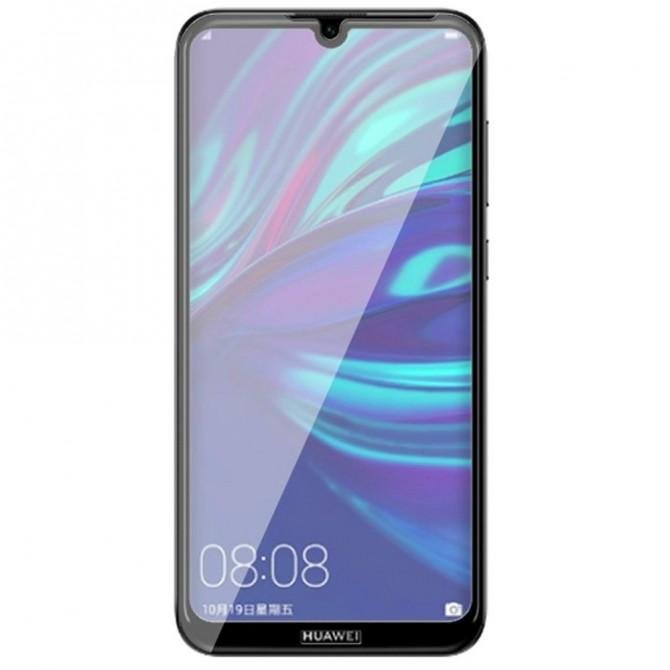 Захисне скло для HUAWEI Honor 8A Full Glue (0.25 мм, 2.5D, чорне) ЛЮКС-2