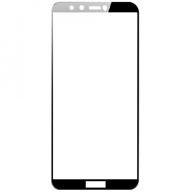 Защитное стекло для HUAWEI Honor 9 Lite Full Glue (0.25 мм, 2.5D, чёрное) ЛЮКС-2