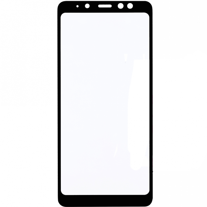 Захисне скло для SAMSUNG A530 Galaxy A8 Full Glue (0.25 мм, 2.5D, чорне) ЛЮКС-3