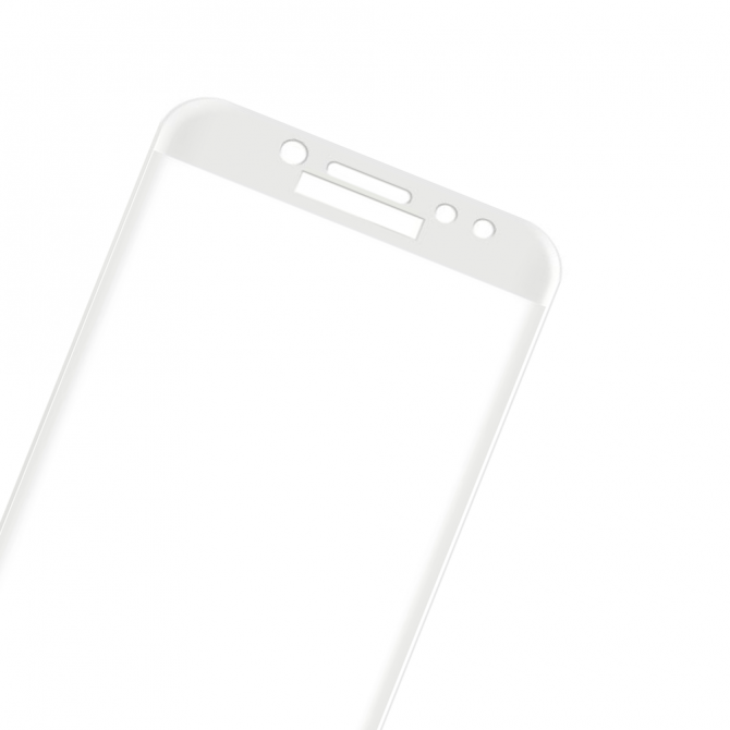 Защитное стекло для SAMSUNG J730 Galaxy J7 2017 Full Glue (0.25 мм, 2.5D, белое) ЛЮКС-3
