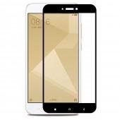 Защитное стекло для XIAOMI Redmi 4x Full Glue (0.25 мм, 2.5D, чёрное) ЛЮКС