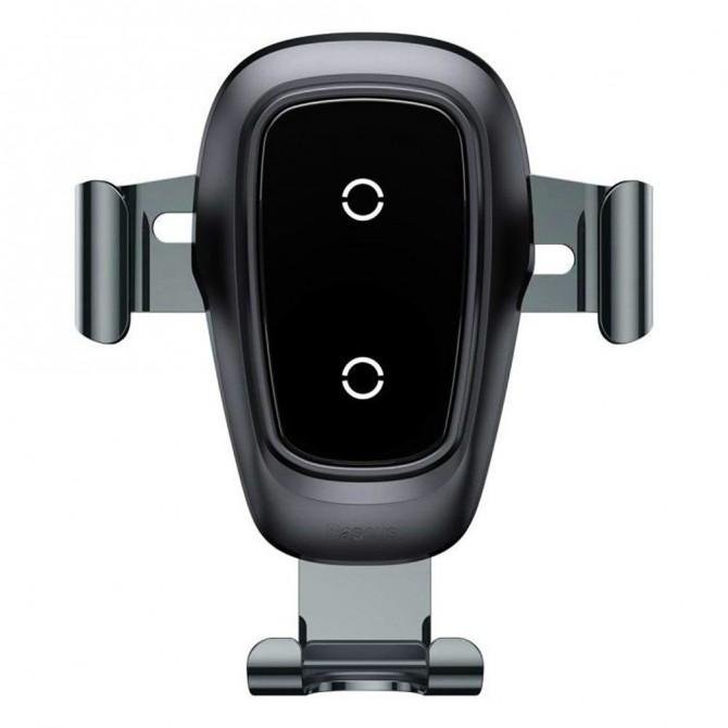 Автодержатель Baseus WXYL-BOA + Беспроводная зарядка Черный
