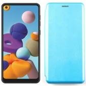Чохол книжка U-Like Best для Samsung A217 Galaxy A21s Блакитний