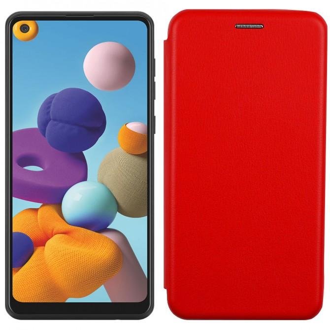 Чохол книжка U-Like Best для Samsung A217 Galaxy A21s Червоний