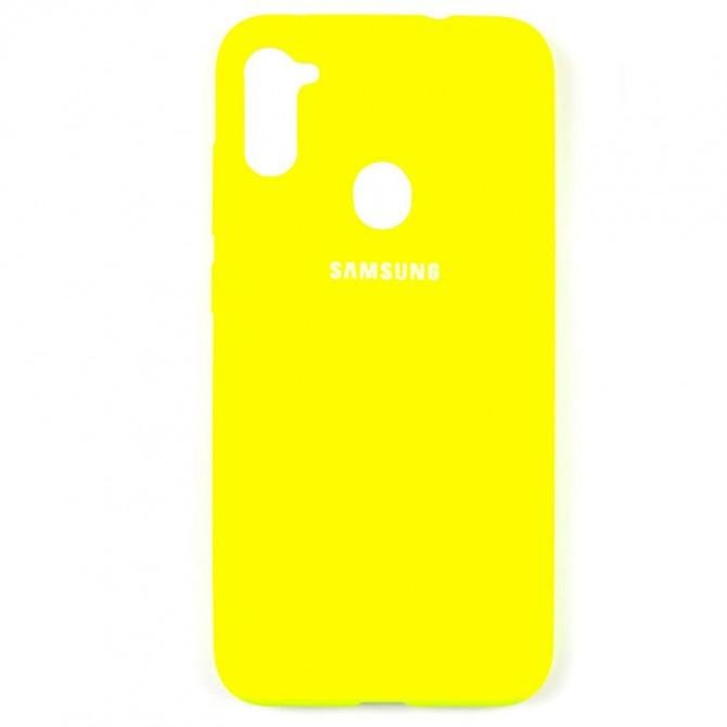 Чехол Soft Case Samsung A115/M115 Galaxy A11/M11 Желтый FULL