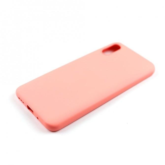 Чохол силіконовий для Xiaomi Redmi 9a Рожевий FULL-4