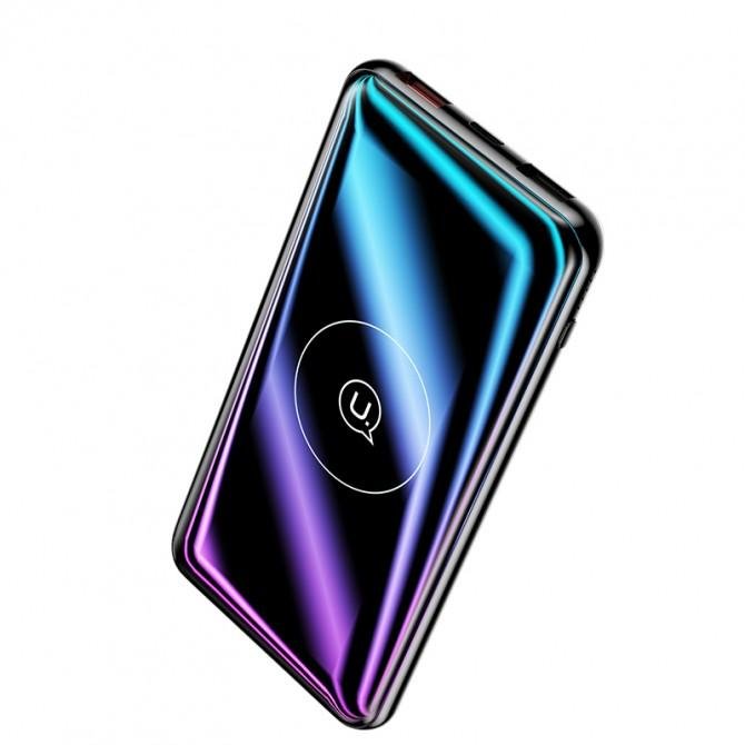 Повербанк Usams US-CD88 PB27 QC3.0 Wireless Fast Charging (10000mAh) Black