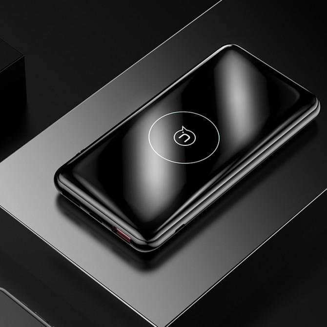 Повербанк Usams US-CD88 PB27 QC3.0 Wireless Fast Charging (10000mAh) Black-2