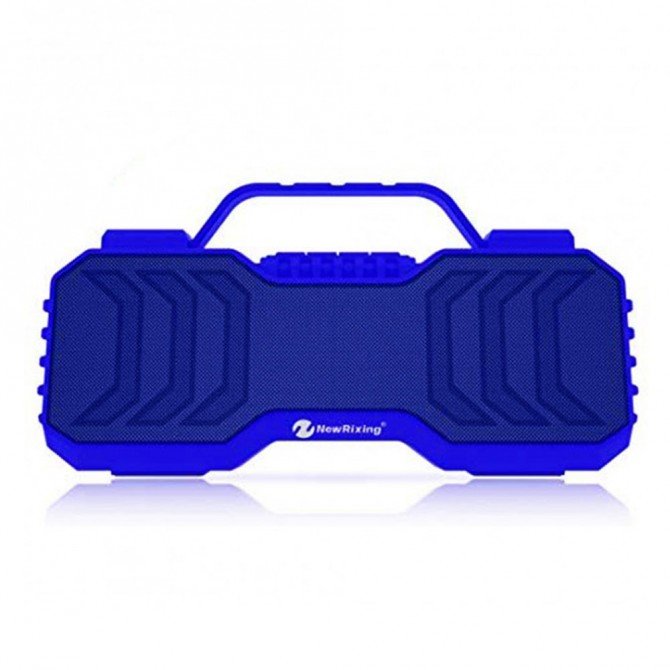 Портативна колонка NewRixing NR2029FM (Antenna) Blue-2