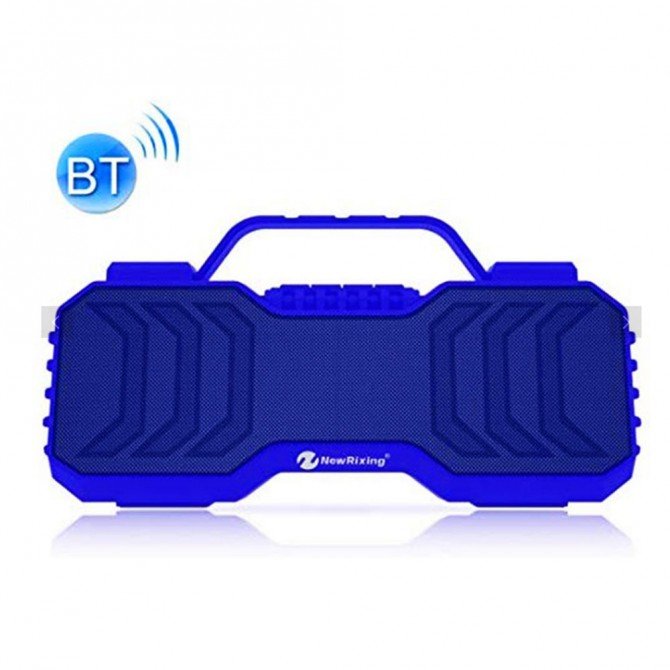Портативна колонка NewRixing NR2029FM (Antenna) Blue-1