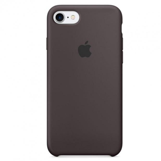 Оригинальный силиконовый чехол для iPhone 7/8 Какао-2