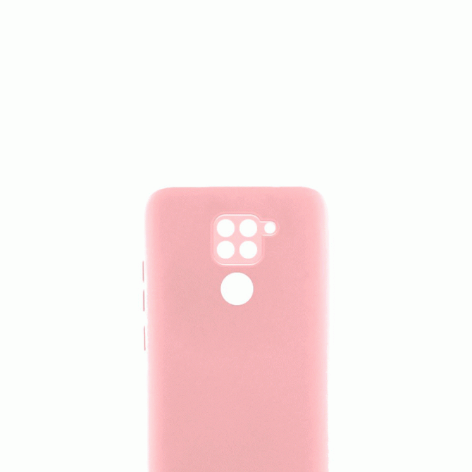 Чохол Soft Case Xiaomi Redmi Note 9/Redmi 10X Рожевий FULL-1