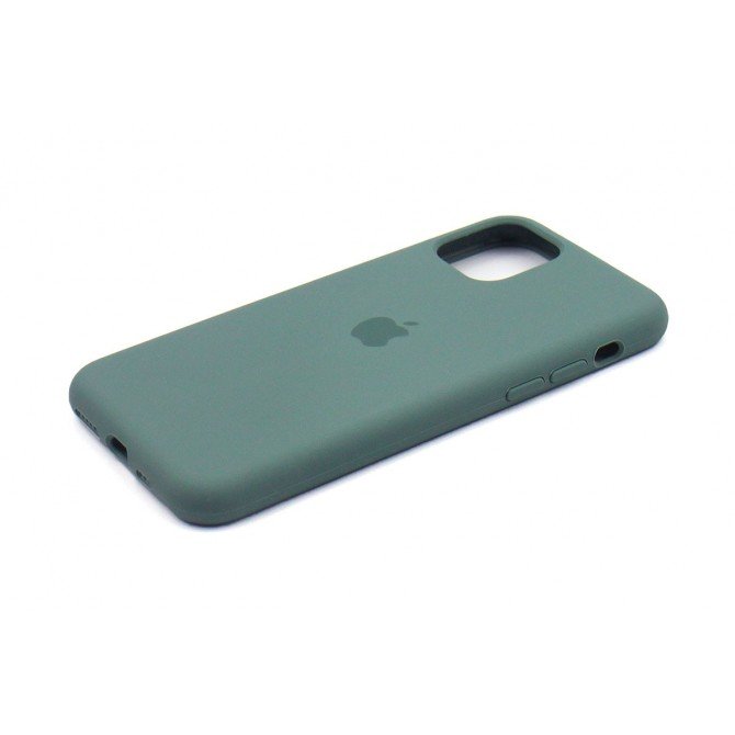 Оригінальний силіконовий чохол для iPhone 11 Темний Шавлія FULL-2