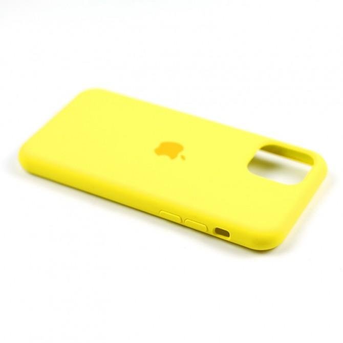 Оригінальний силіконовий чохол для iPhone 11 Жовтий-2