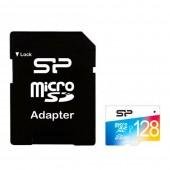 Карта памяти Silicon Power MicroSDXC 128GB UHS-I (Class 10) Белый