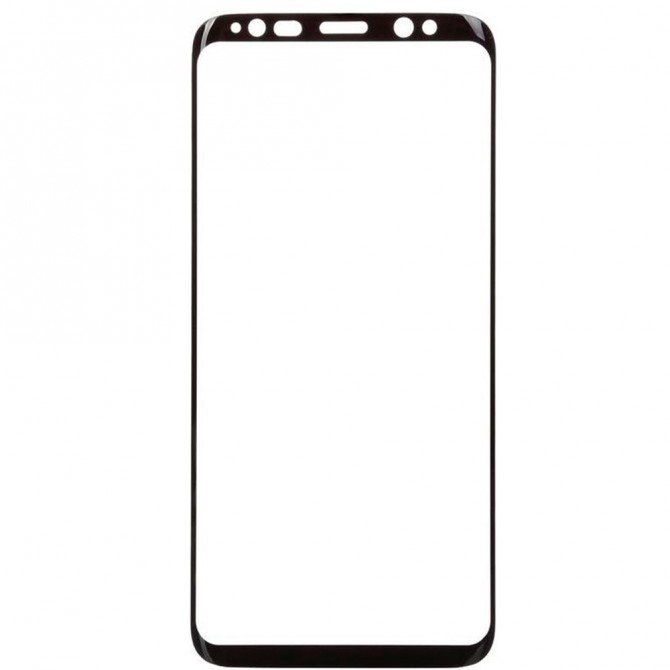 Гнучке ультратонке скло Caisles для Samsung G965 Galaxy S9 Plus Чорний-2