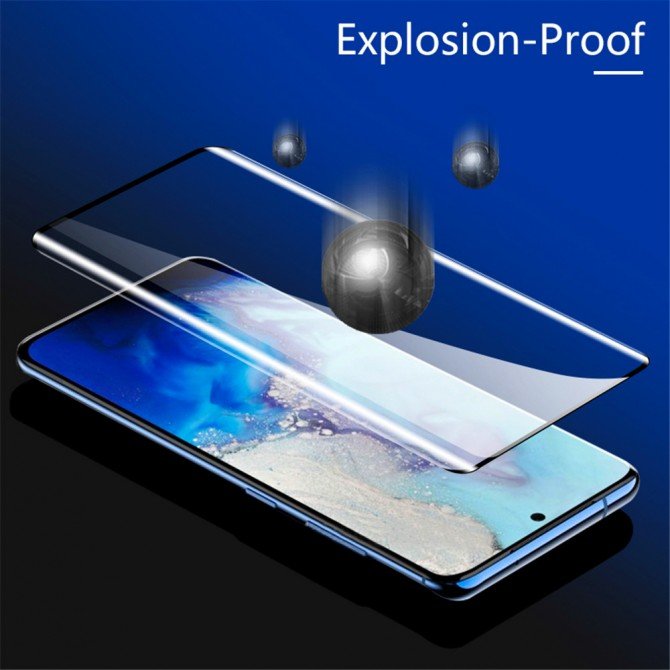 Гнучке ультратонке скло Caisles для Samsung G980 Galaxy S20 Чорний-2