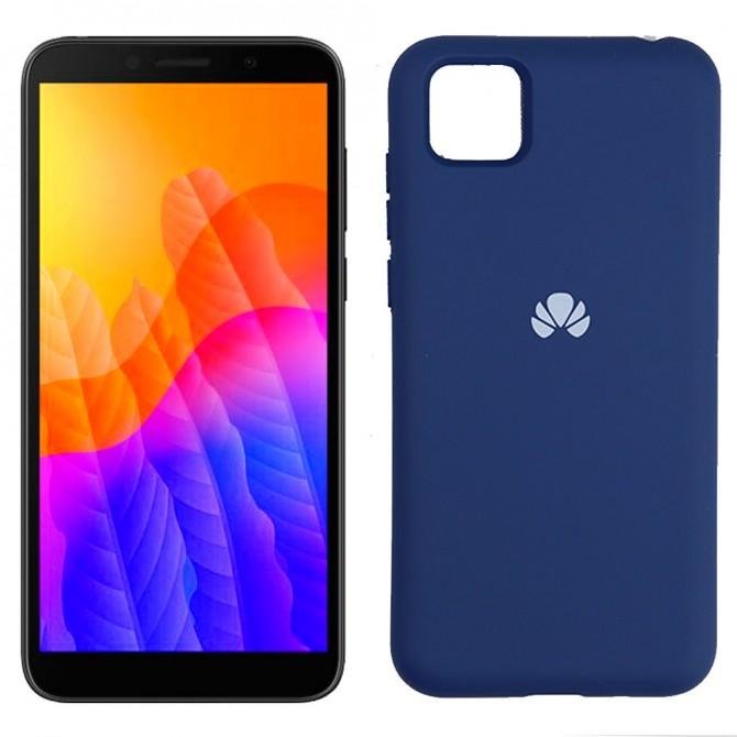 Чехол Soft Case для Huawei Y5P Темно Синій FULL