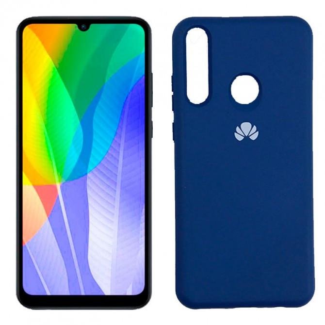 Original Soft Case Huawei Y6P Темно Синій FULL