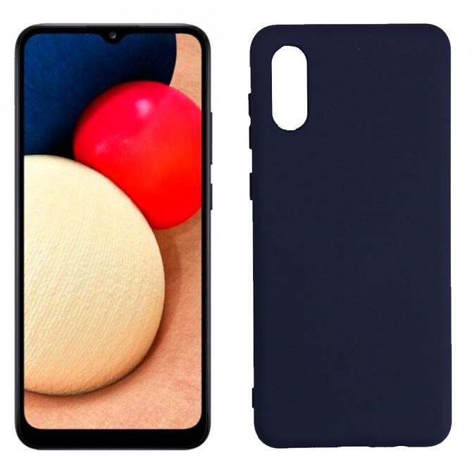 Чохол Soft Case для Samsung A015 Galaxy A01 2020 Темно Синій FULL