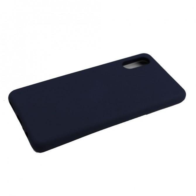 Чохол Soft Case для Samsung A015 Galaxy A01 2020 Темно Синій FULL-3