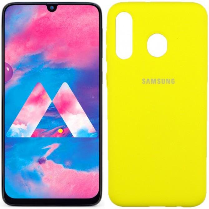 Чехол Soft Case Samsung A207 Galaxy A20s Желтый FULL